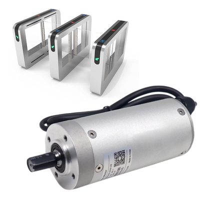 কেনা 24 ভি ডিসি সার্ভো মোটর 100W 2400 লাইন এনকোডার আউটপুট টর্ক 9.4nm সুইং বাধা গেটের জন্য অনলাইন উত্পাদন